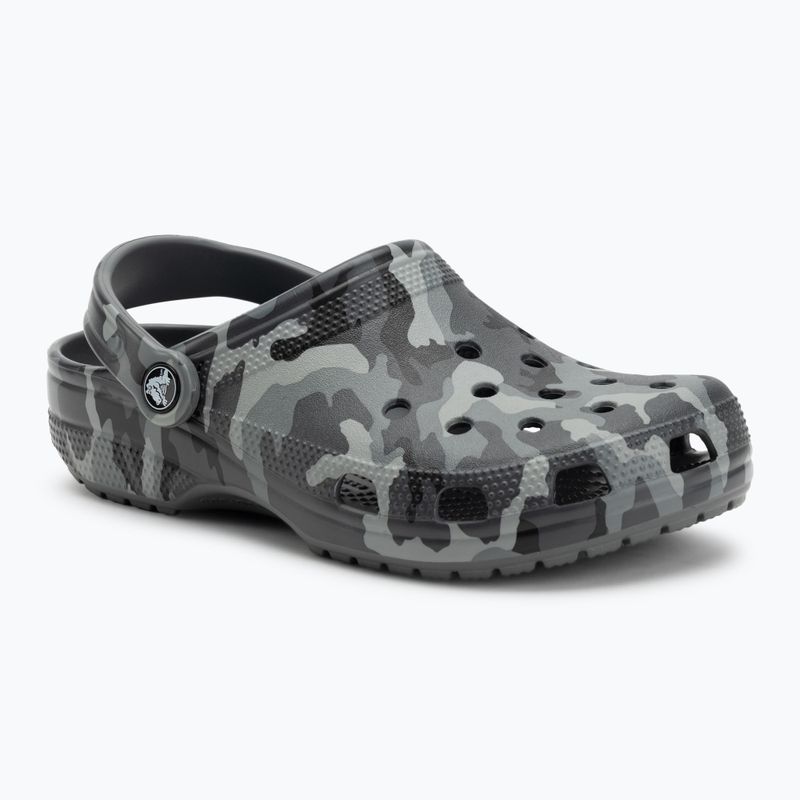 Crocs Classic Printed Camo Clog grigio ardesia/multi infradito 2