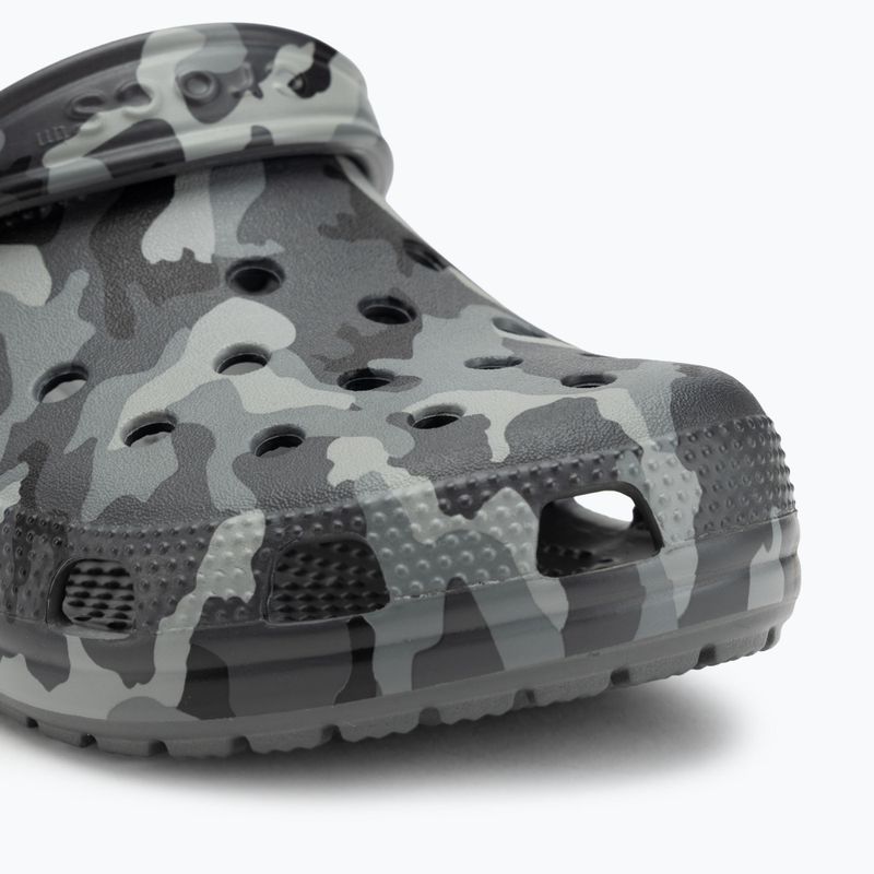 Crocs Classic Printed Camo Clog grigio ardesia/multi infradito 8