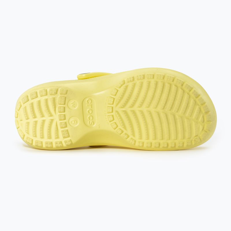 Ciabatte Crocs Classic Platform Clog banana da donna 5