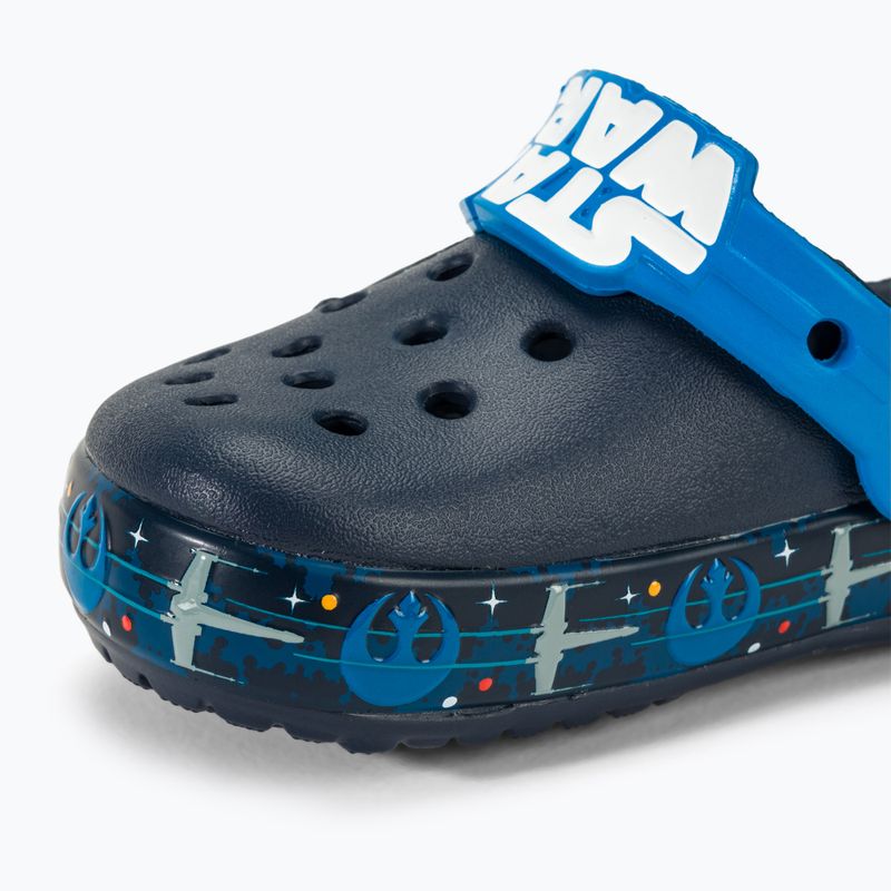 Ciabatte per bambini Crocs Fun Lab Luke Skywalker Lights navy 8