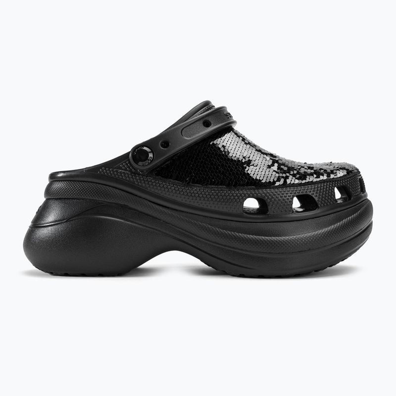 Crocs Classic Bae Sequin nero/multi infradito da donna 3