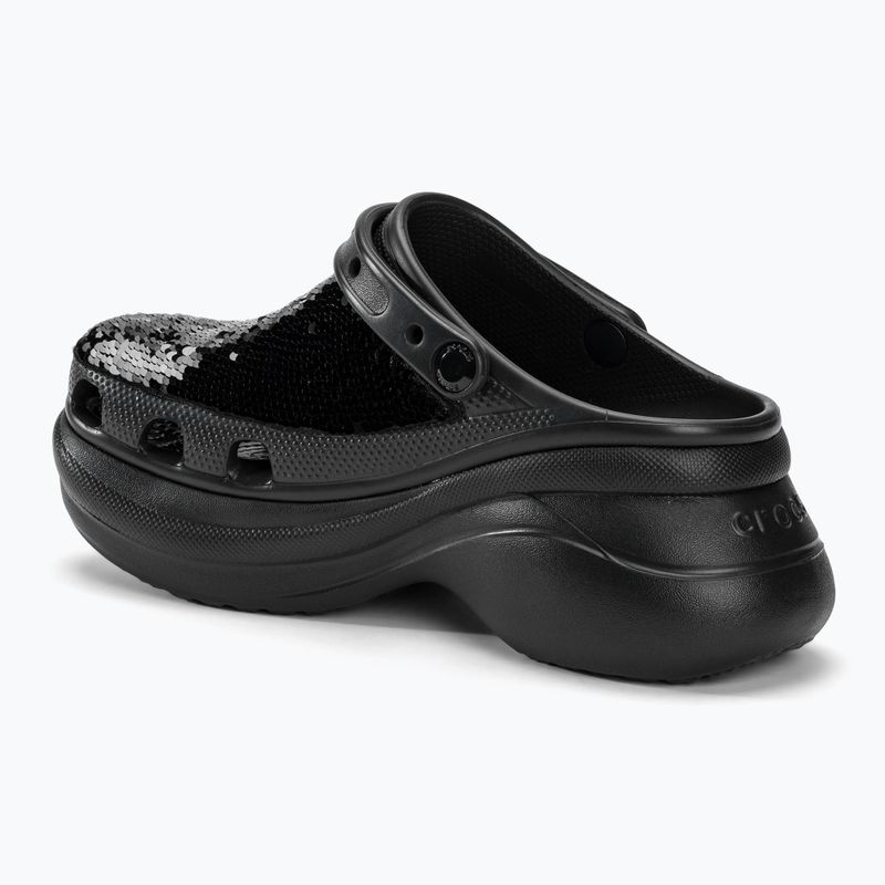 Crocs Classic Bae Sequin nero/multi infradito da donna 6