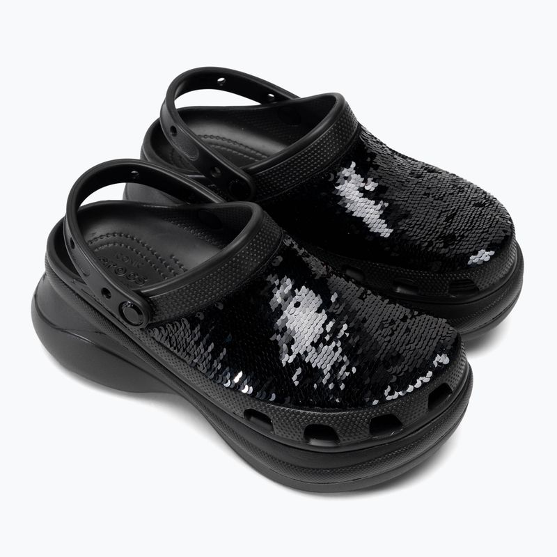 Crocs Classic Bae Sequin nero/multi infradito da donna 5