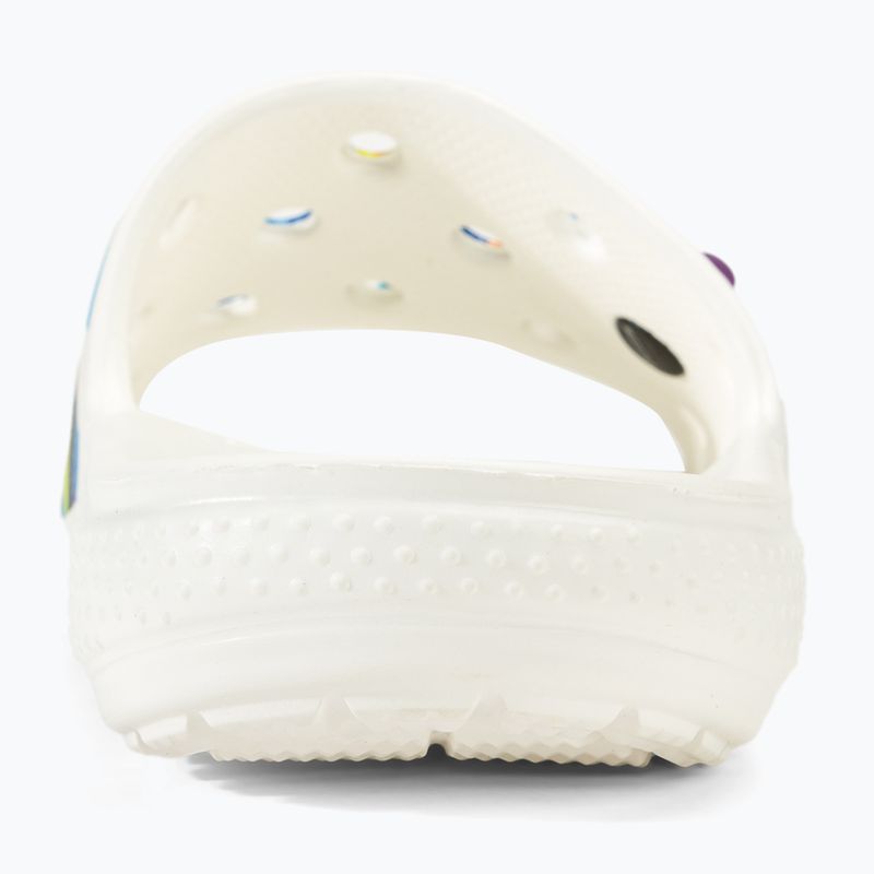 Ciabatte Crocs Classic Crocs Bubble Block Slide bianco/multi 6