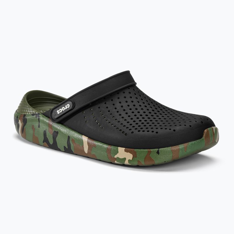 Crocs LiteRide Printed Camo Clog nero/multi Ciabatte 2