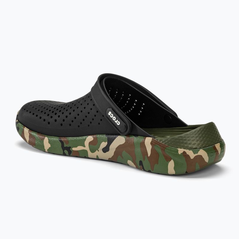 Crocs LiteRide Printed Camo Clog nero/multi Ciabatte 4