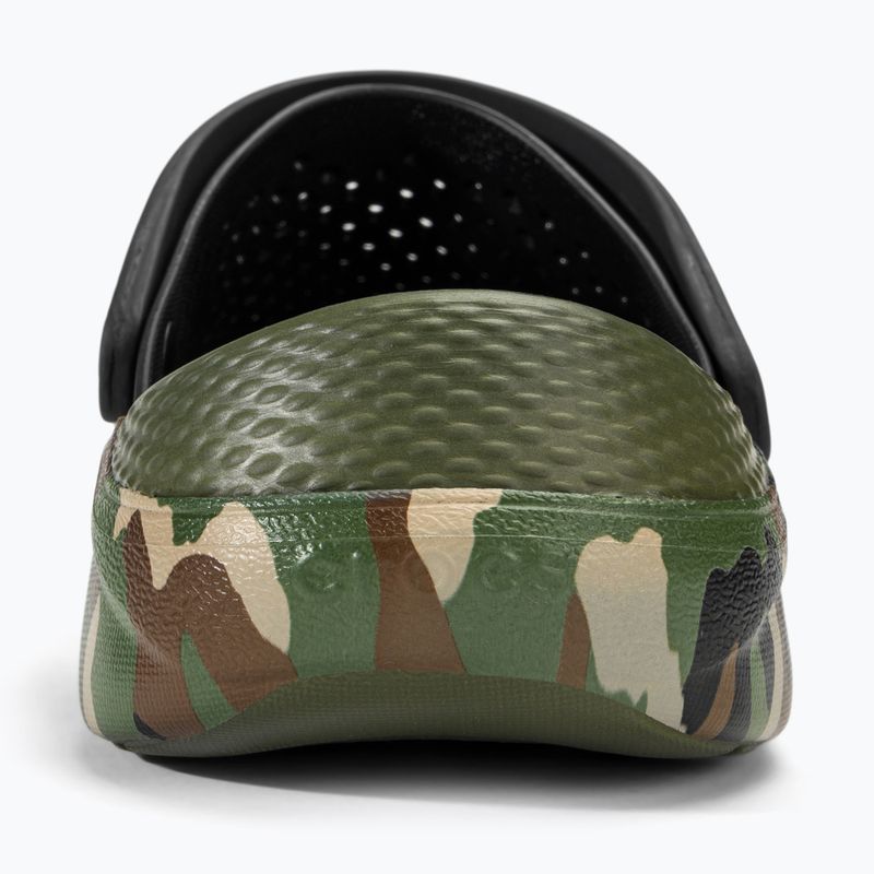 Crocs LiteRide Printed Camo Clog nero/multi Ciabatte 7