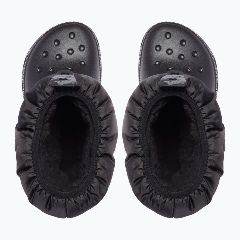 Stivali da neve Crocs Classic Neo Puff per bambini, nero 11