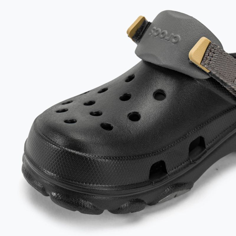 Infradito Crocs All Terrain nero per bambini 8