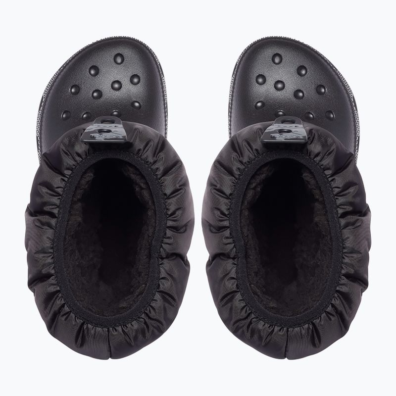 Crocs Classic Neo Puff junior stivali da neve nero 11