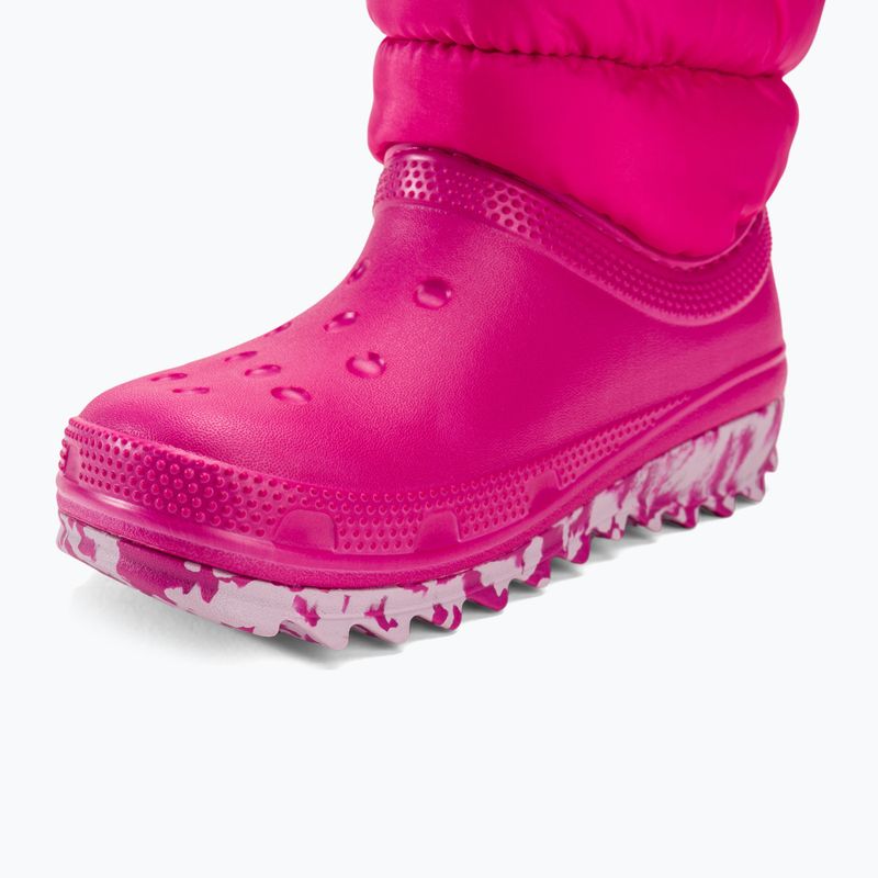 Crocs Classic Neo Puff rosa confetto stivali da neve junior 7