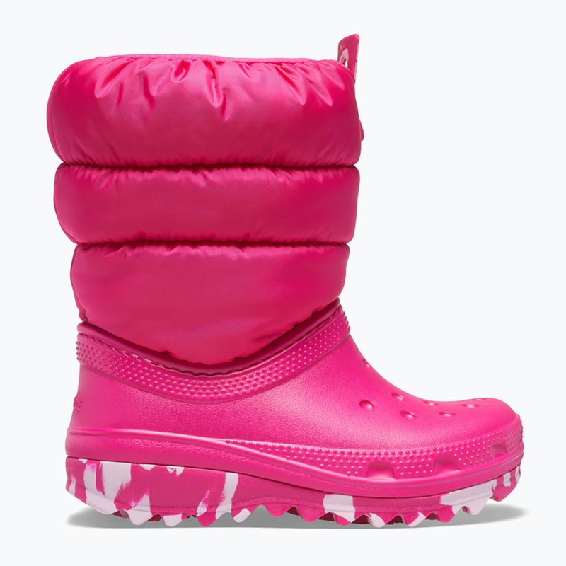 Crocs Classic Neo Puff rosa confetto stivali da neve junior 9