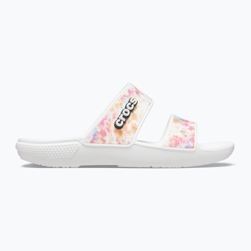 Crocs Classic Crocs Tie-Dye Graphic Sandal infradito multi/bianco 9