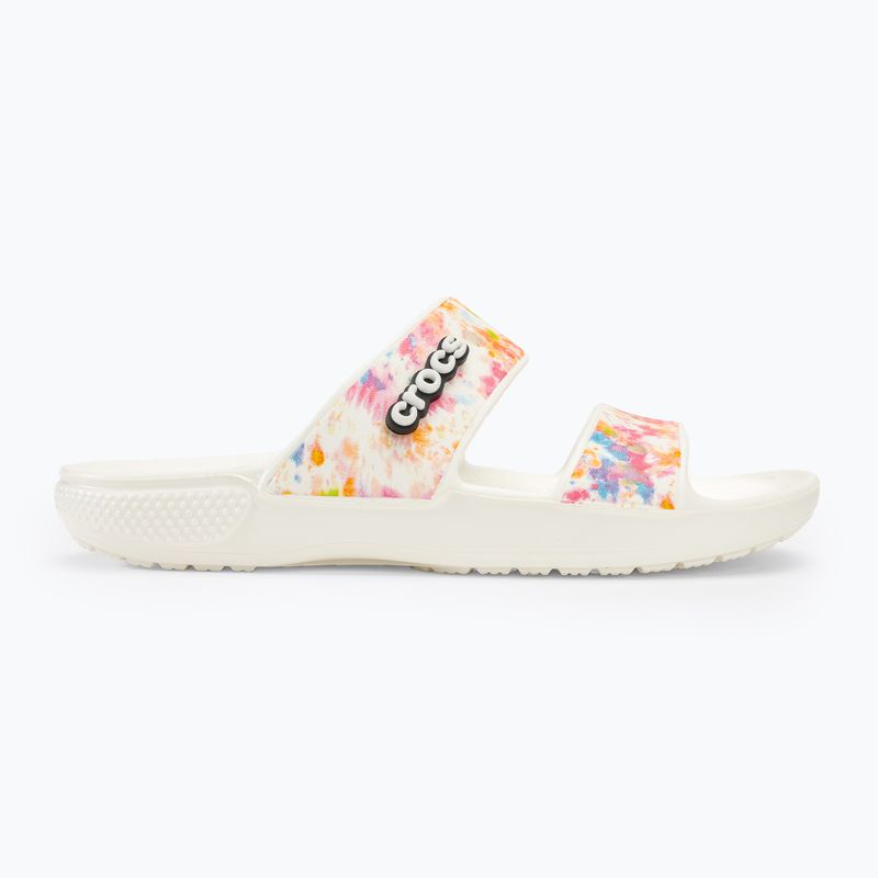 Crocs Classic Crocs Tie-Dye Graphic Sandal infradito multi/bianco 2