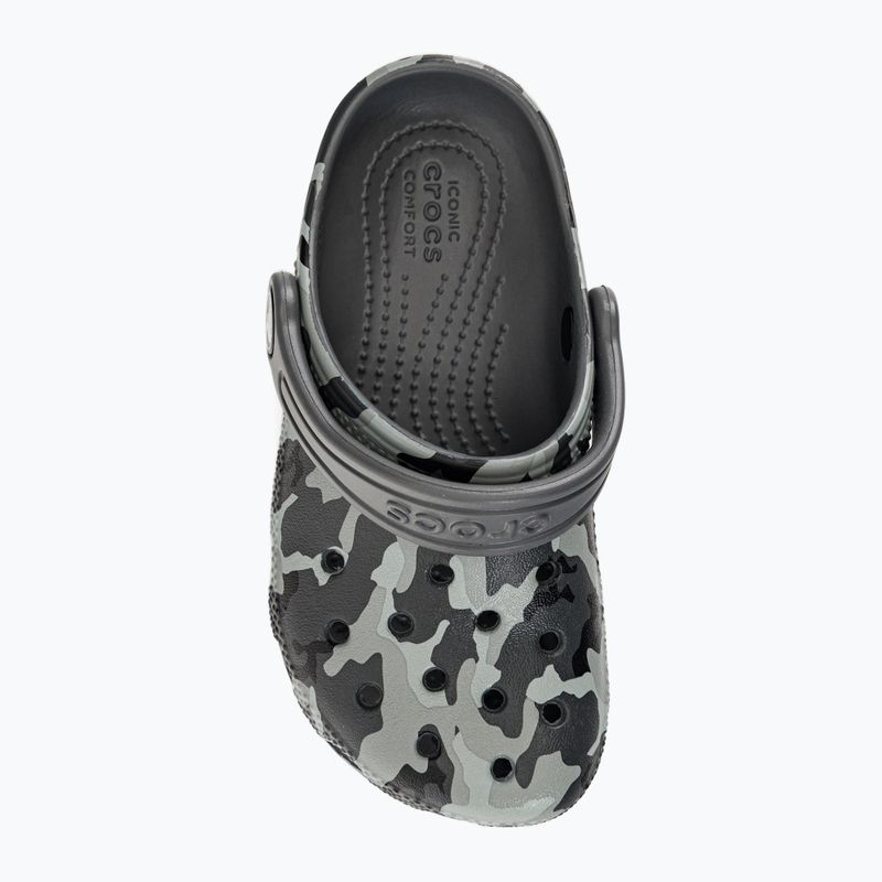 Crocs Classic Camo Clog T nero/grigio infradito per bambini 7