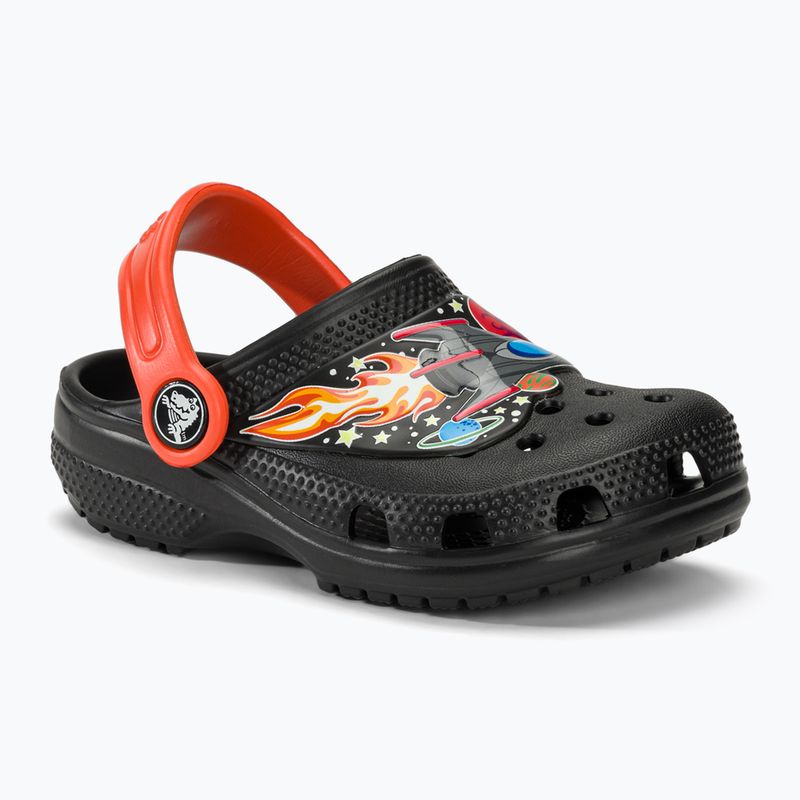 Crocs Fun Lab I Am Space Clog nero/tangerino Ciabatte per bambini