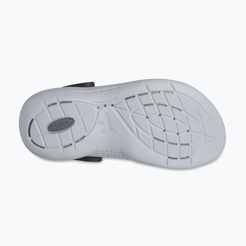 Crocs LiteRide 360 Clog Ciabatte nero/grigio ardesia 12