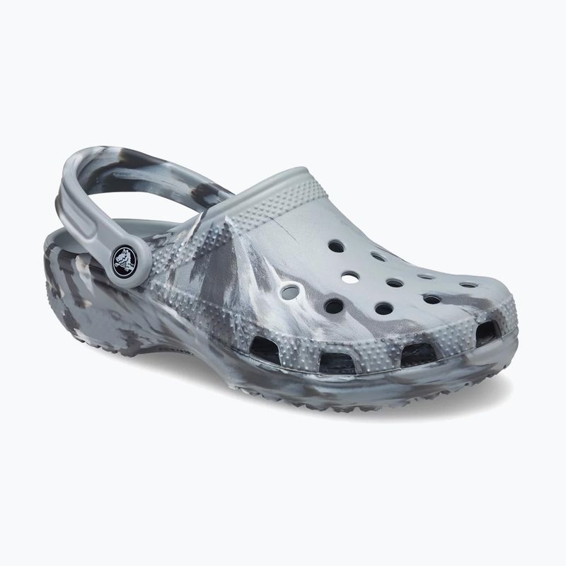 Crocs Classic Marbled Clog infradito grigio chiaro/multi