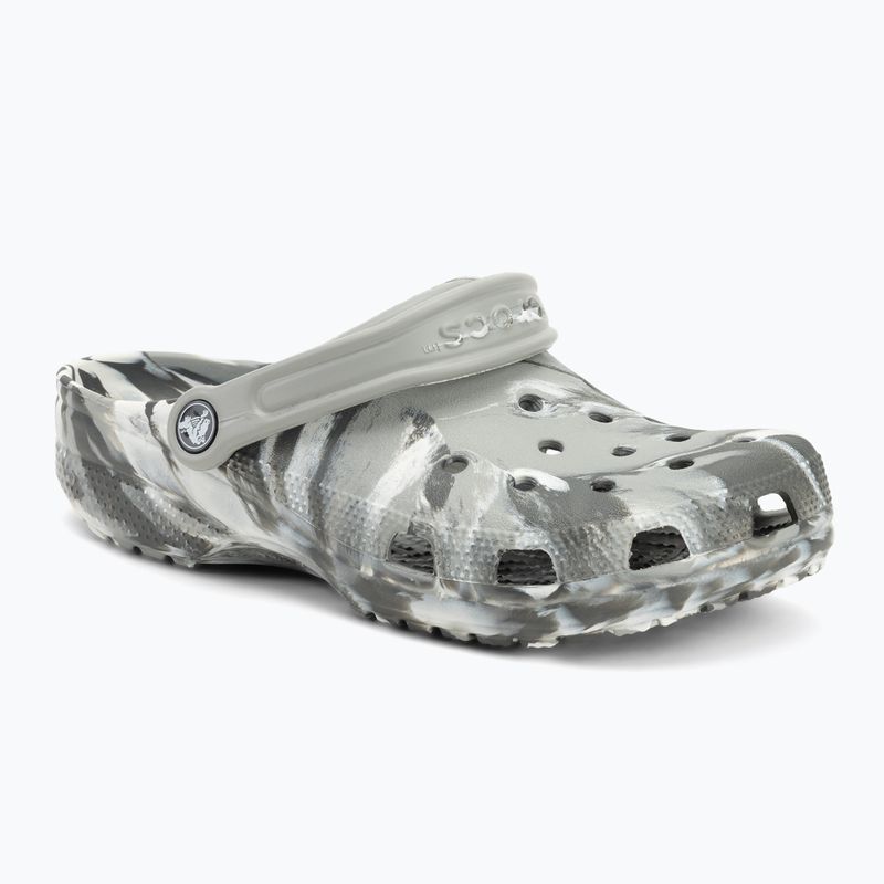 Crocs Classic Marbled Clog infradito grigio chiaro/multi