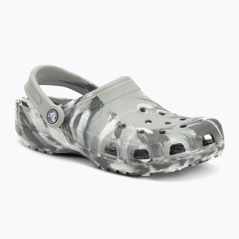 Crocs Classic Marbled Clog infradito grigio chiaro/multi 2