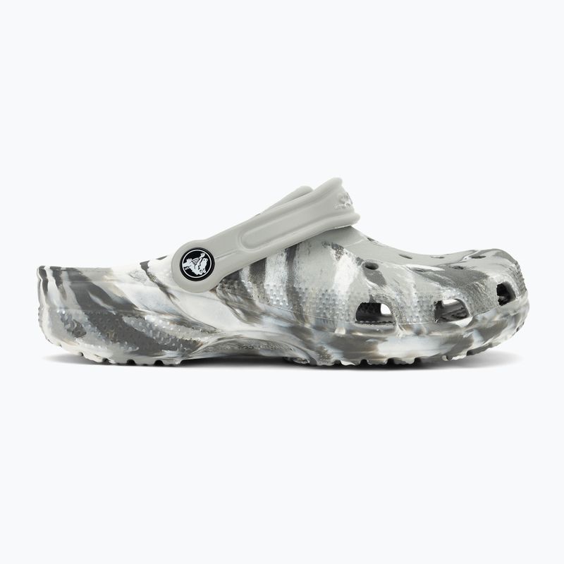 Crocs Classic Marbled Clog infradito grigio chiaro/multi 3