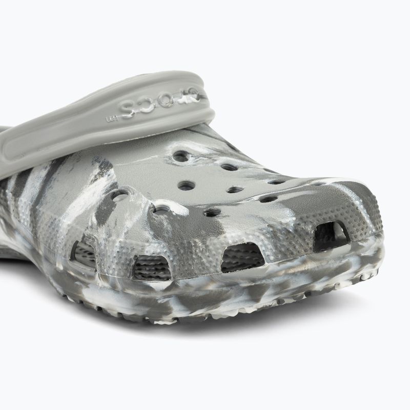 Crocs Classic Marbled Clog infradito grigio chiaro/multi 8
