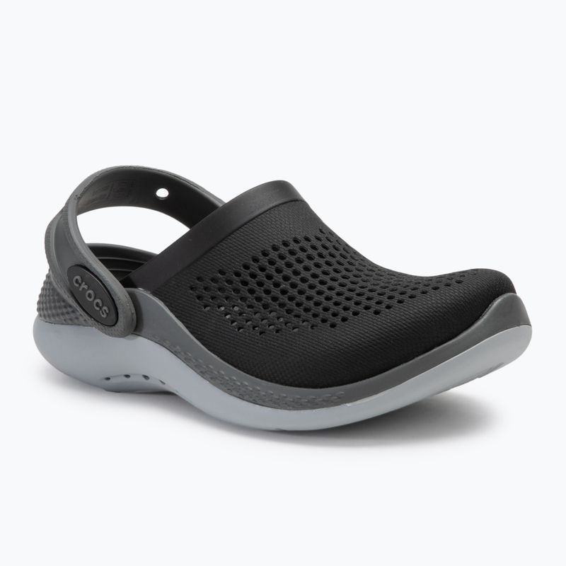 Crocs LiteRide 360 Clog Infradito per bambini nero/grigio ardesia 2