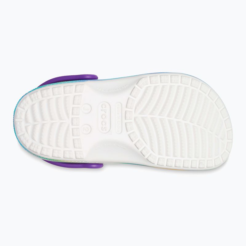 Crocs Classic Solarized Clog bianco/multi infradito per bambini 13