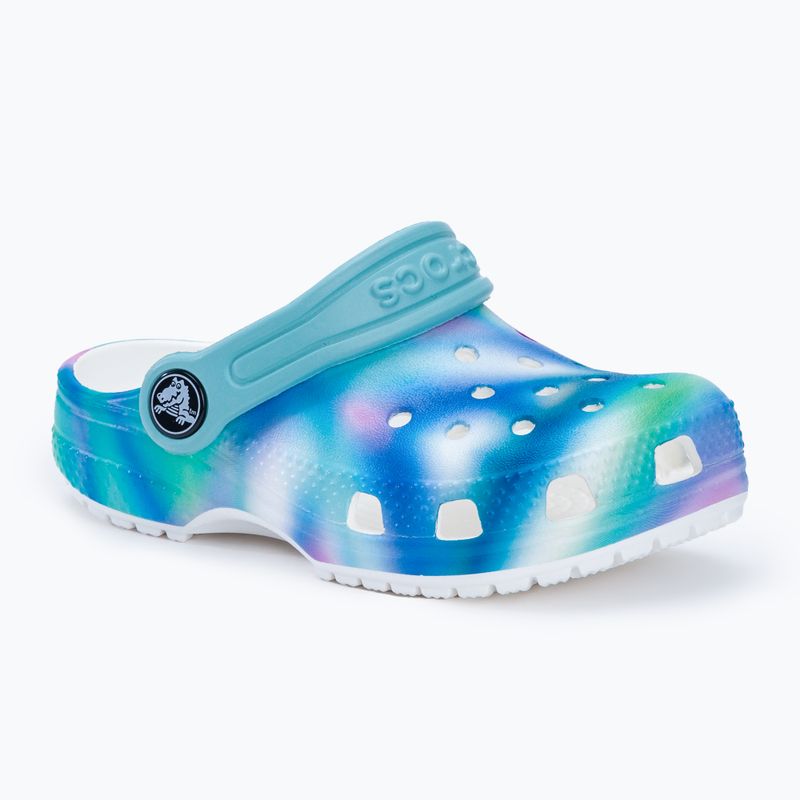 Crocs Classic Solarized Clog bianco/multi infradito per bambini