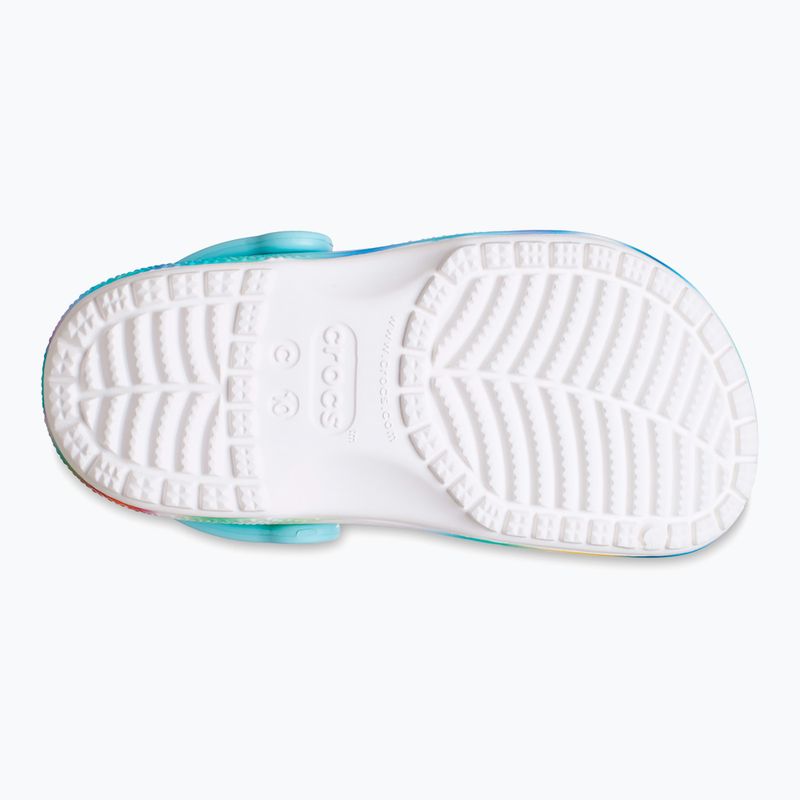 Crocs Classic Solarized Clog bianco/multi infradito per bambini 13