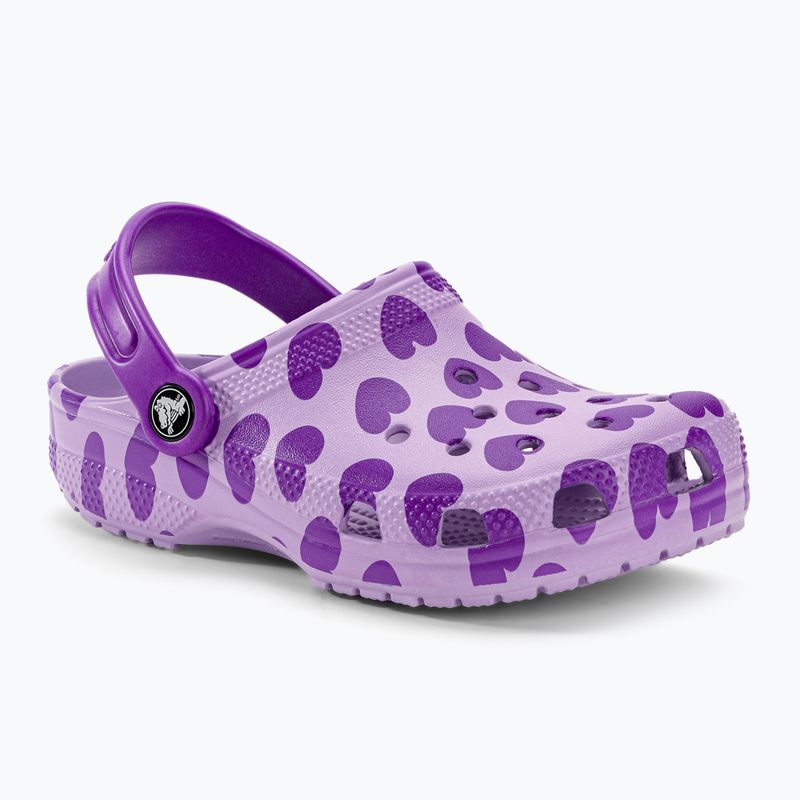 Zoccolo Crocs Classic Easy Icon per bambini, lavanda 2