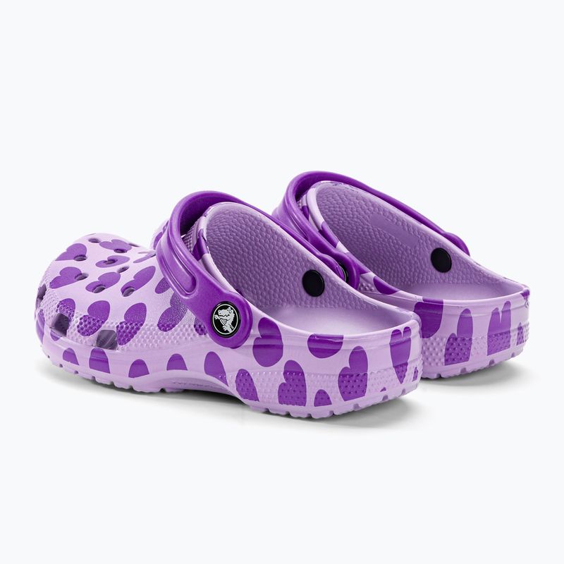 Zoccolo Crocs Classic Easy Icon per bambini, lavanda 4