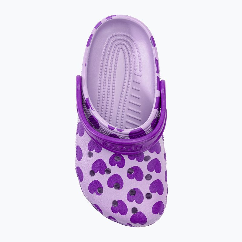 Zoccolo Crocs Classic Easy Icon per bambini, lavanda 7
