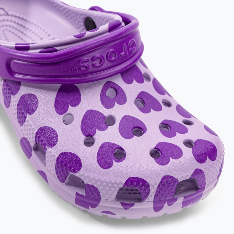 Zoccolo Crocs Classic Easy Icon per bambini, lavanda 9