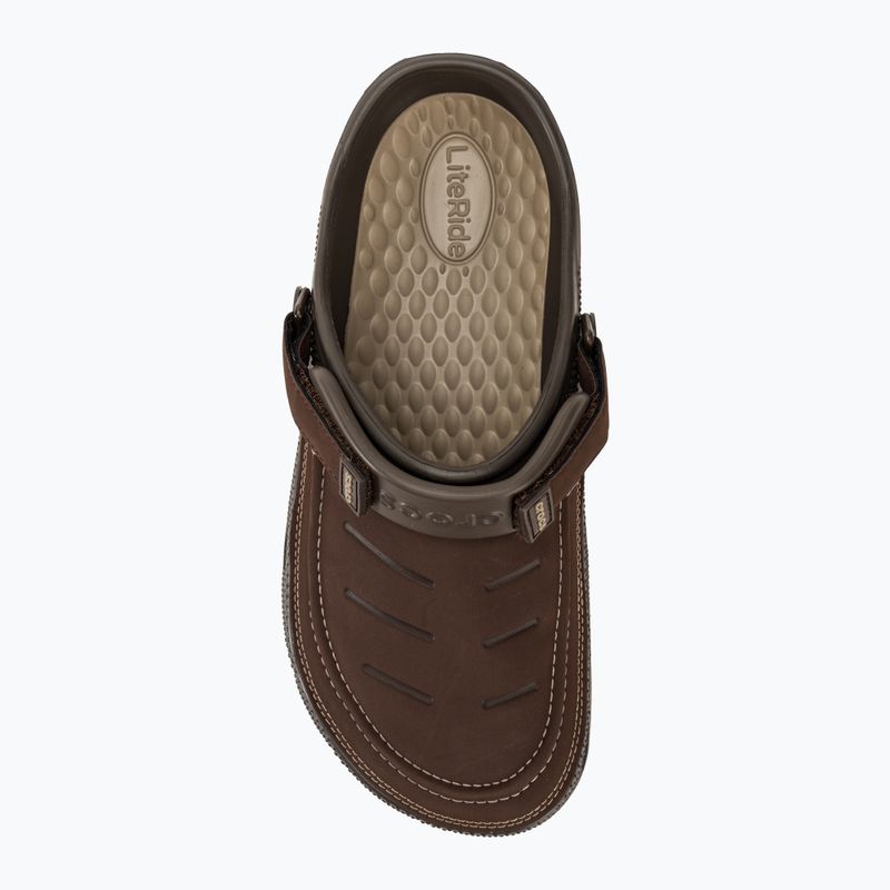 Crocs Yukon Vista II LR Clog espresso/fungo infradito da uomo 7