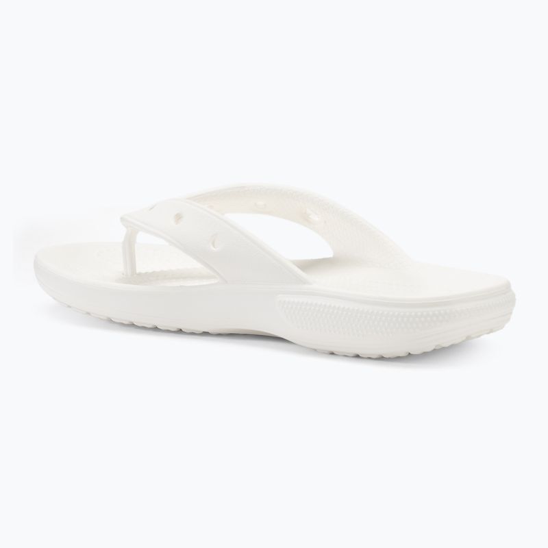 Infradito Crocs Classic Flip bianco da uomo 3