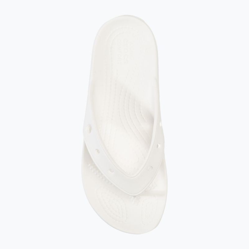 Infradito Crocs Classic Flip bianco da uomo 5