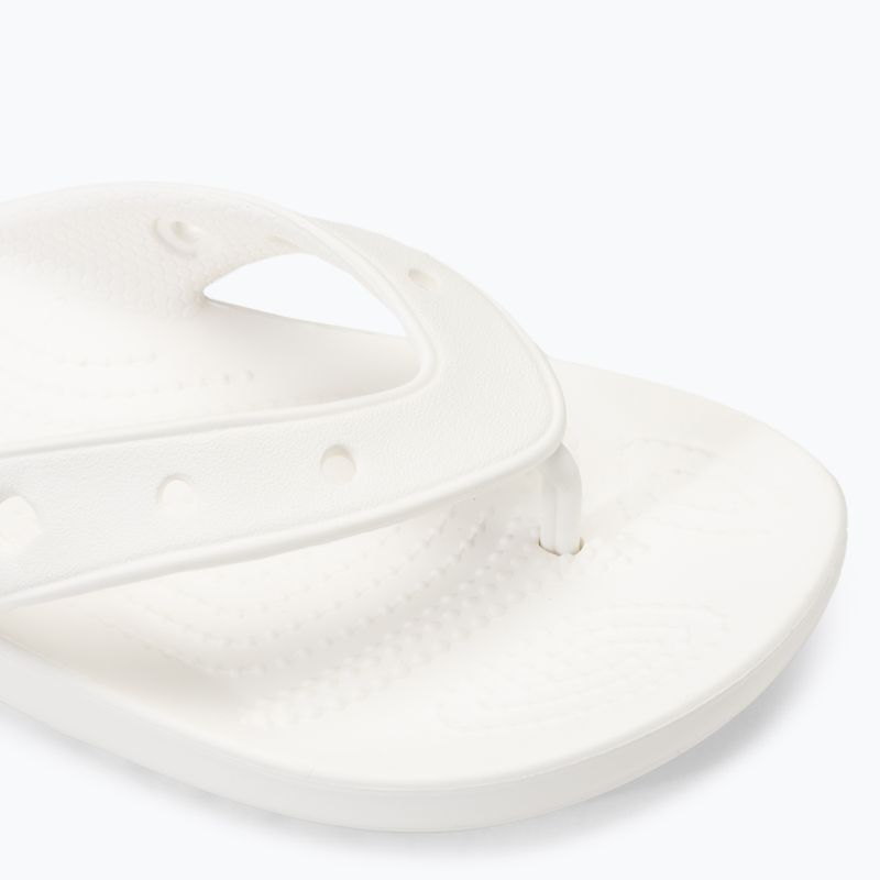 Infradito Crocs Classic Flip bianco da uomo 7