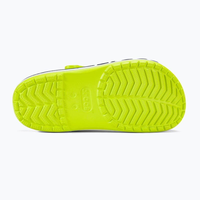 Crocs Bayaband Clog Ciabatte lime punch/navy 5