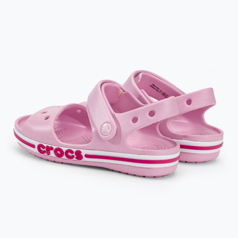 Crocs Bayaband Sandal K ballerina rosa/rosa caramella sandali per bambini 3