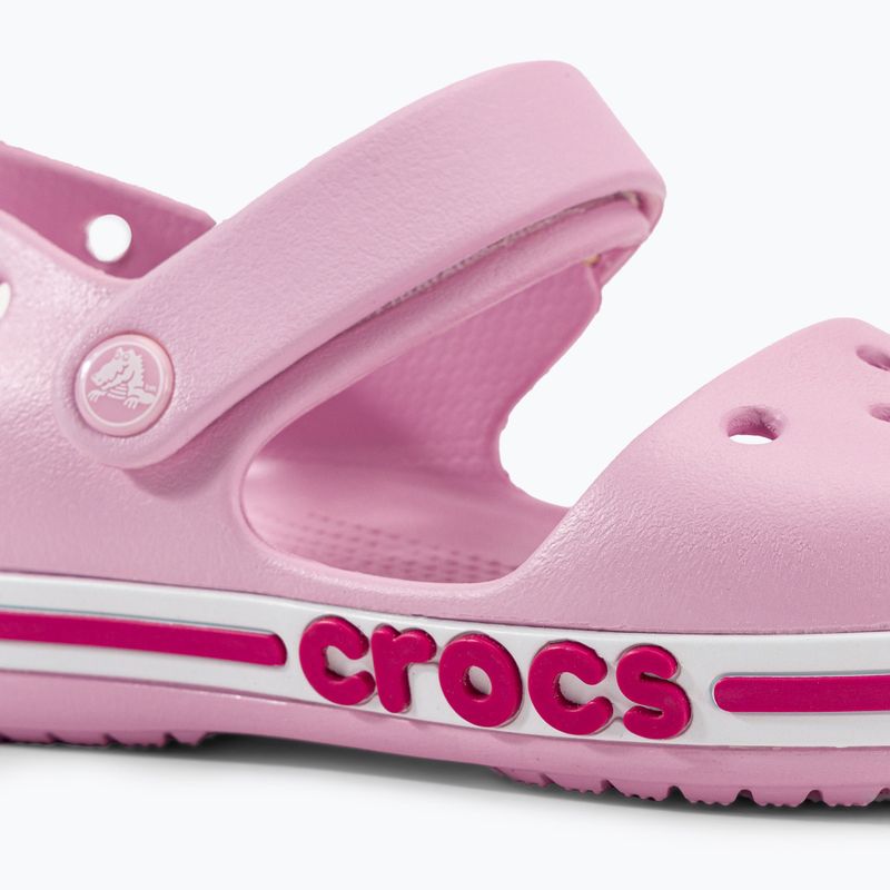 Crocs Bayaband Sandal K ballerina rosa/rosa caramella sandali per bambini 8