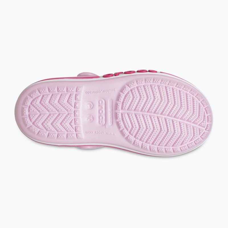 Crocs Bayaband Sandal K ballerina rosa/rosa caramella sandali per bambini 13
