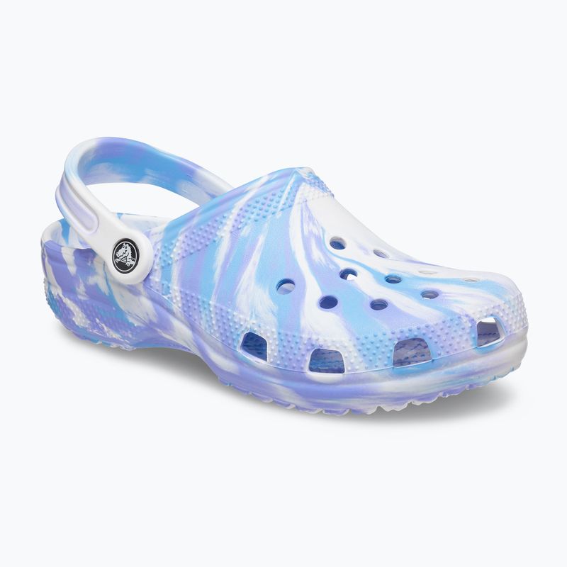 Crocs Classic Marbled Clog infradito bianco/ossigeno 11