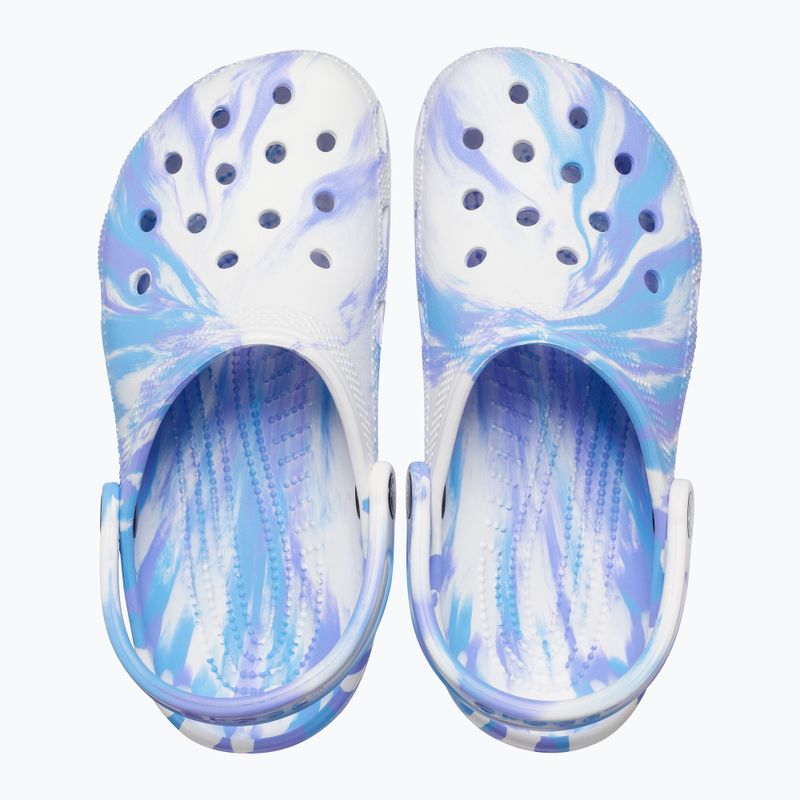 Crocs Classic Marbled Clog infradito bianco/ossigeno 15