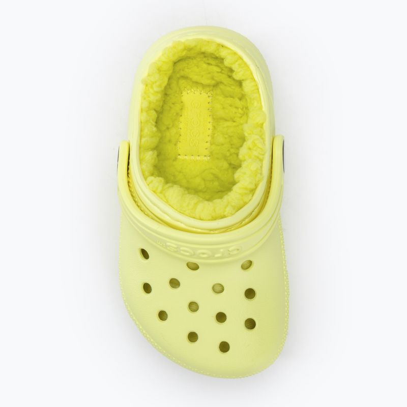 Infradito Crocs Classic foderato in zolfo per bambini 6