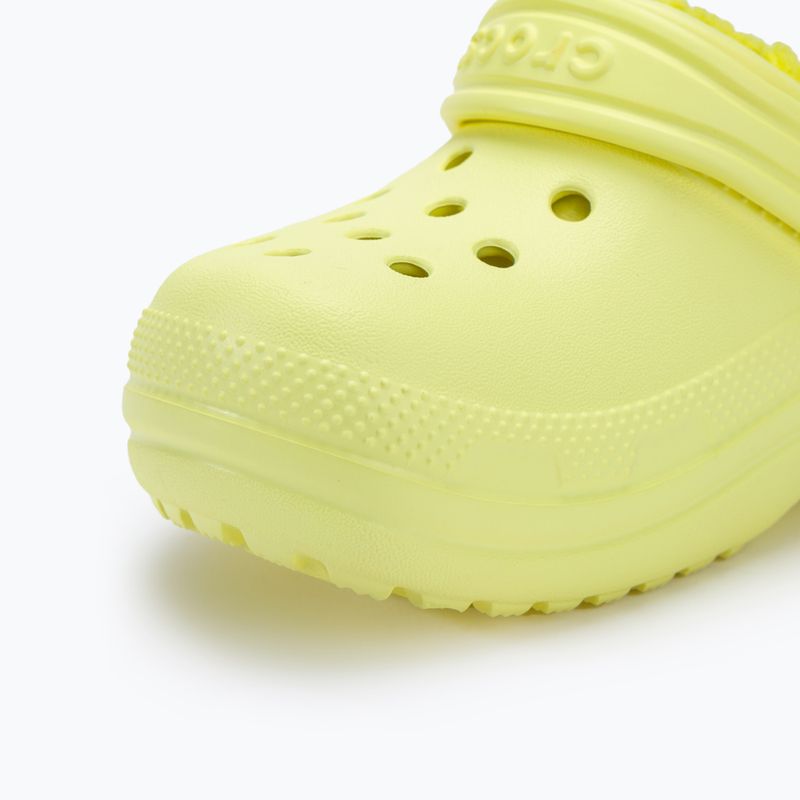 Infradito Crocs Classic foderato in zolfo per bambini 8