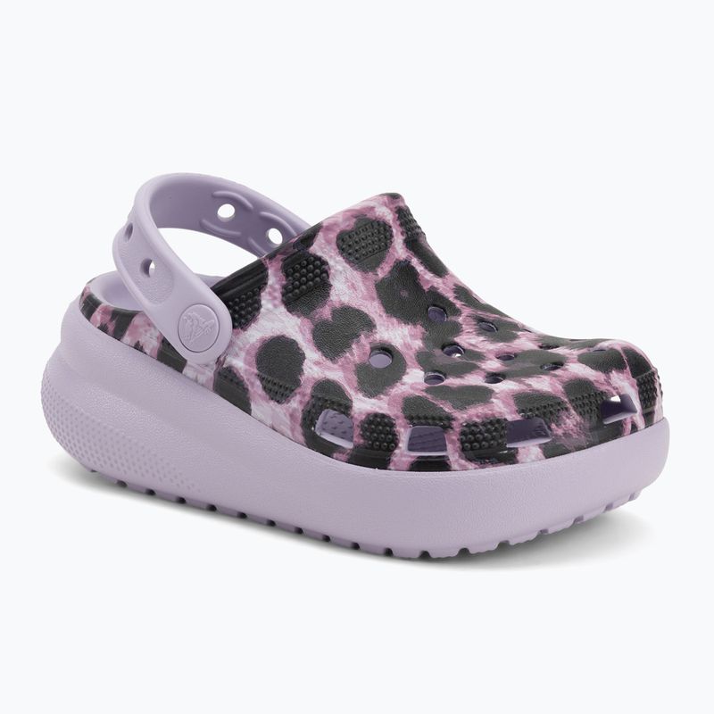 Crocs Cls Animal Cutie Clog Bambini infradito leopardati 2