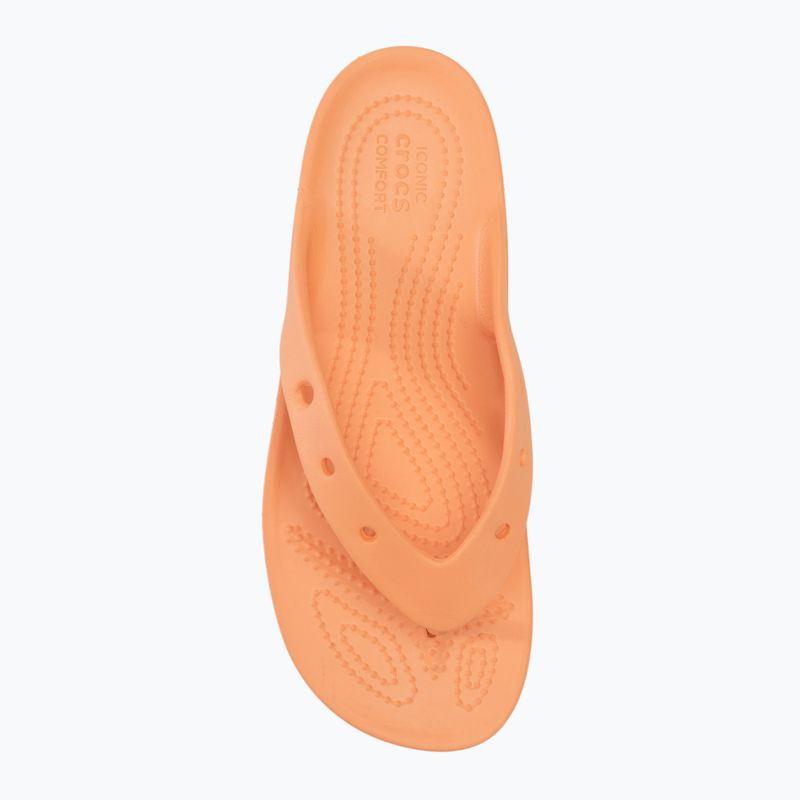 Infradito Crocs Classic Platform papaya da donna 5
