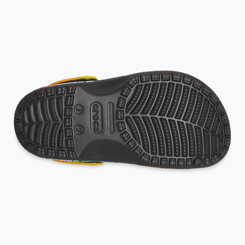 Crocs Classic Pool Party Clog K nero/multi infradito per bambini 15