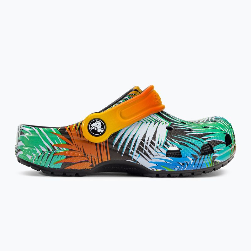 Crocs Classic Pool Party Clog K nero/multi infradito per bambini 3